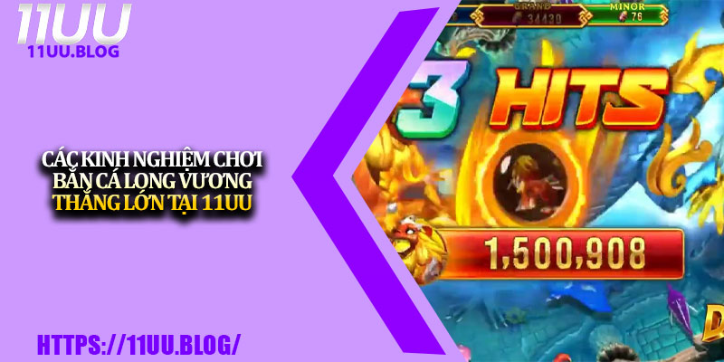 Bắn Cá Long Vương – Chơi Cực Đã, Thưởng Cực Khủng Tại 11UU 4 Các kinh nghiệm chơi Bắn Cá Long Vương thắng lớn tại 11UU